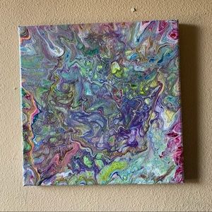 “Double Axel” Original Signed Abstract Painting